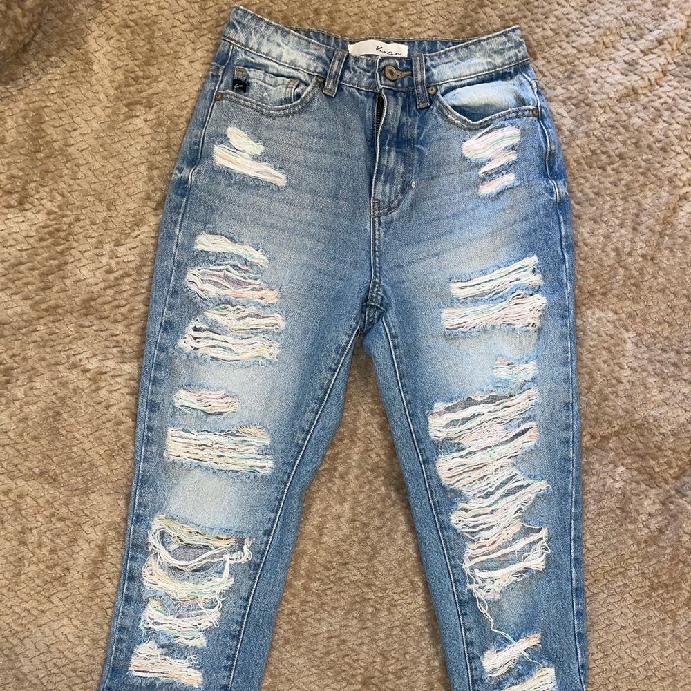 kancan distressed jeans